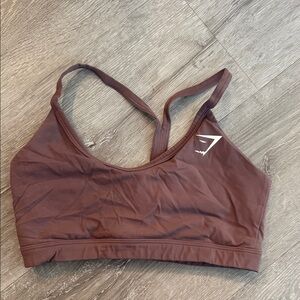 Gymshark Chocolate Brown Sports Bra